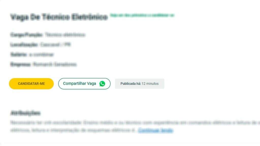 Como funciona a candidatura no BNE?