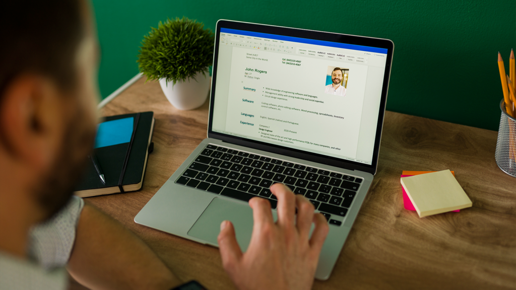 Prepare o seu currículo